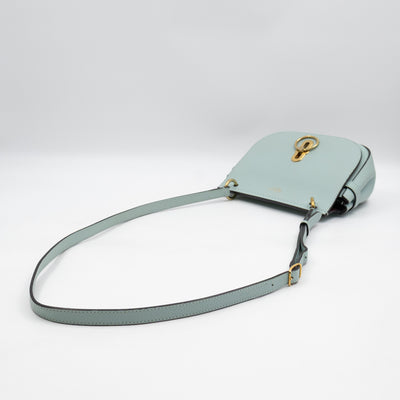 Amberley Small Satchel Light Blue Leather