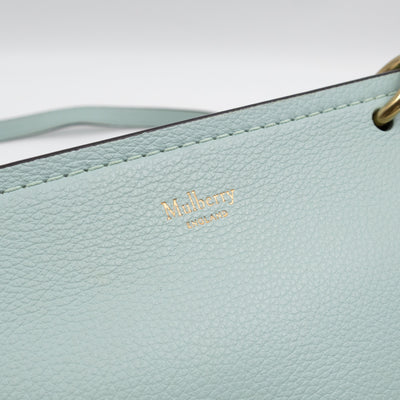Amberley Small Satchel Light Blue Leather