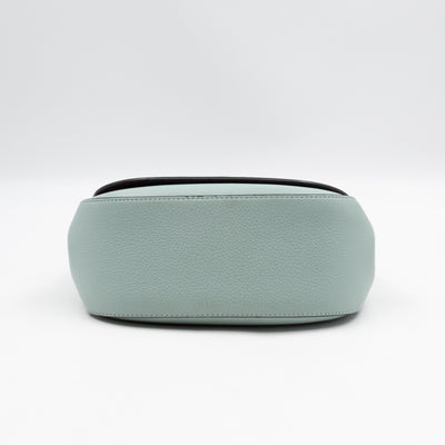 Amberley Small Satchel Light Blue Leather