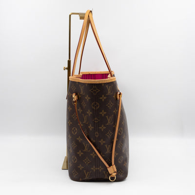 Neverfull MM Monogram Fuchsia