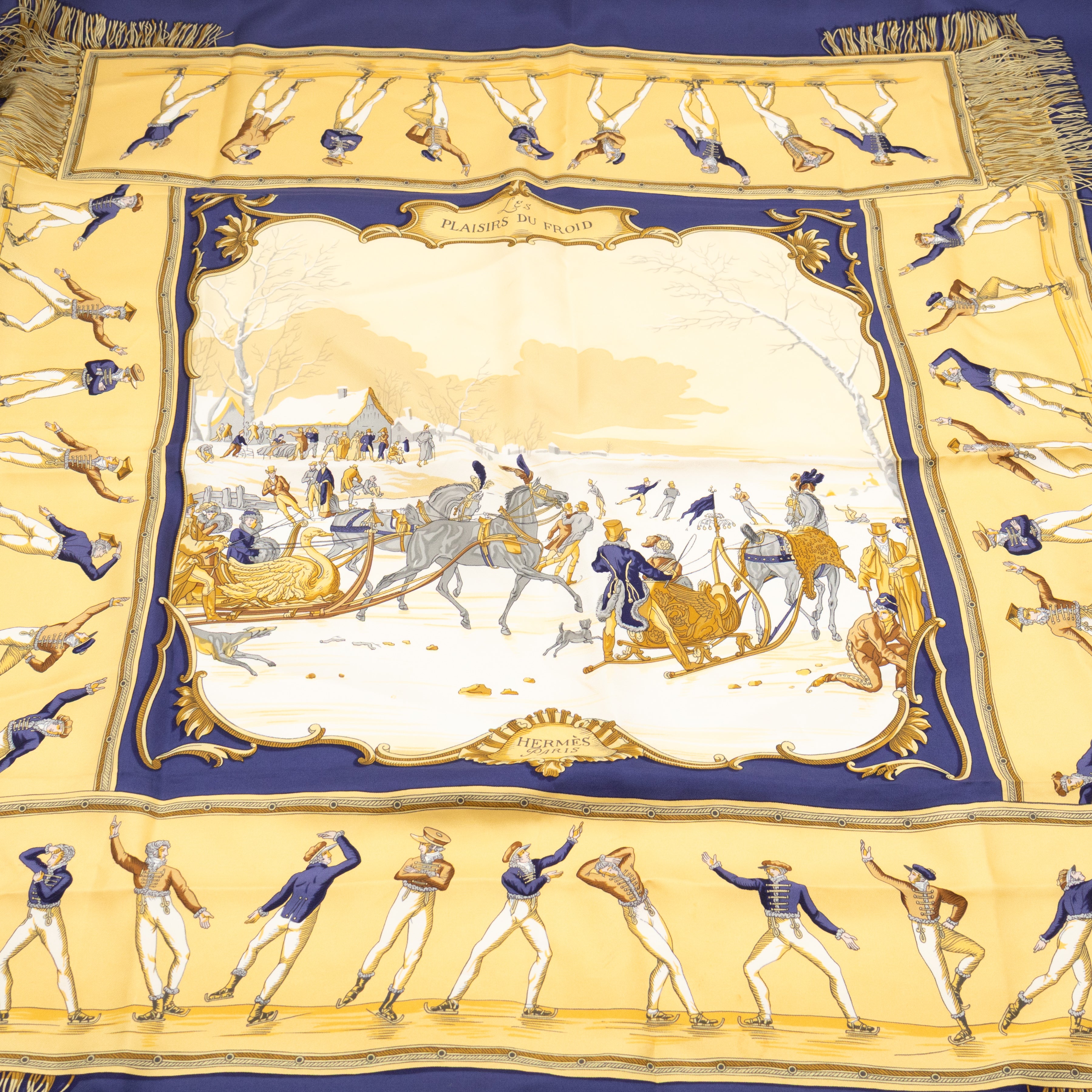 Silk Scarf 90 Plaisirs du Froid