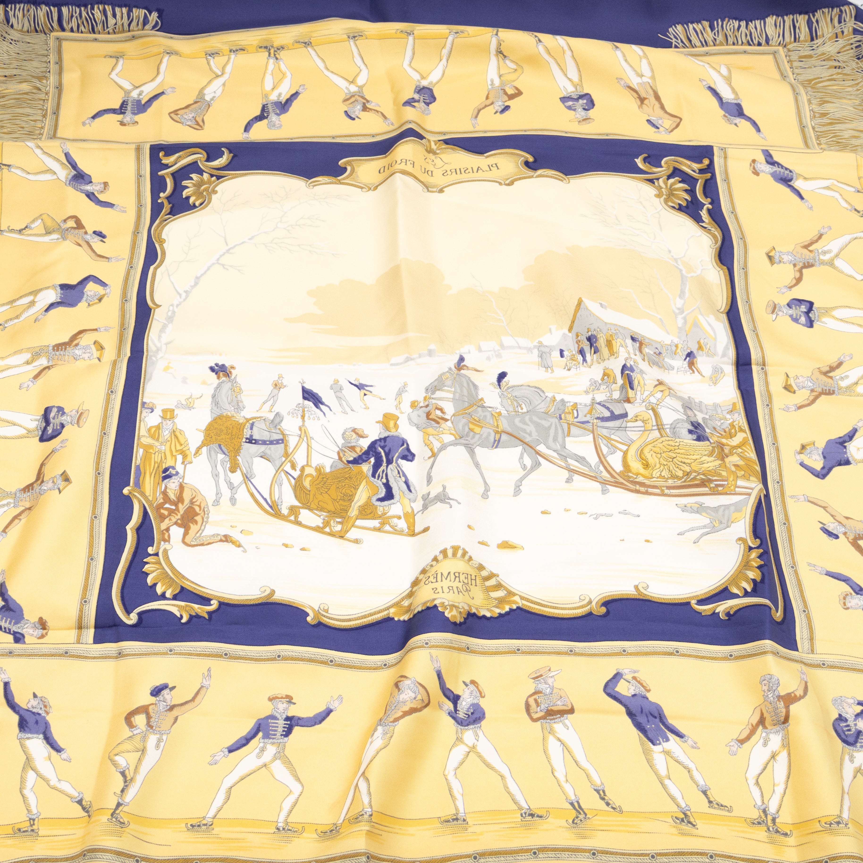 Silk Scarf 90 Plaisirs du Froid