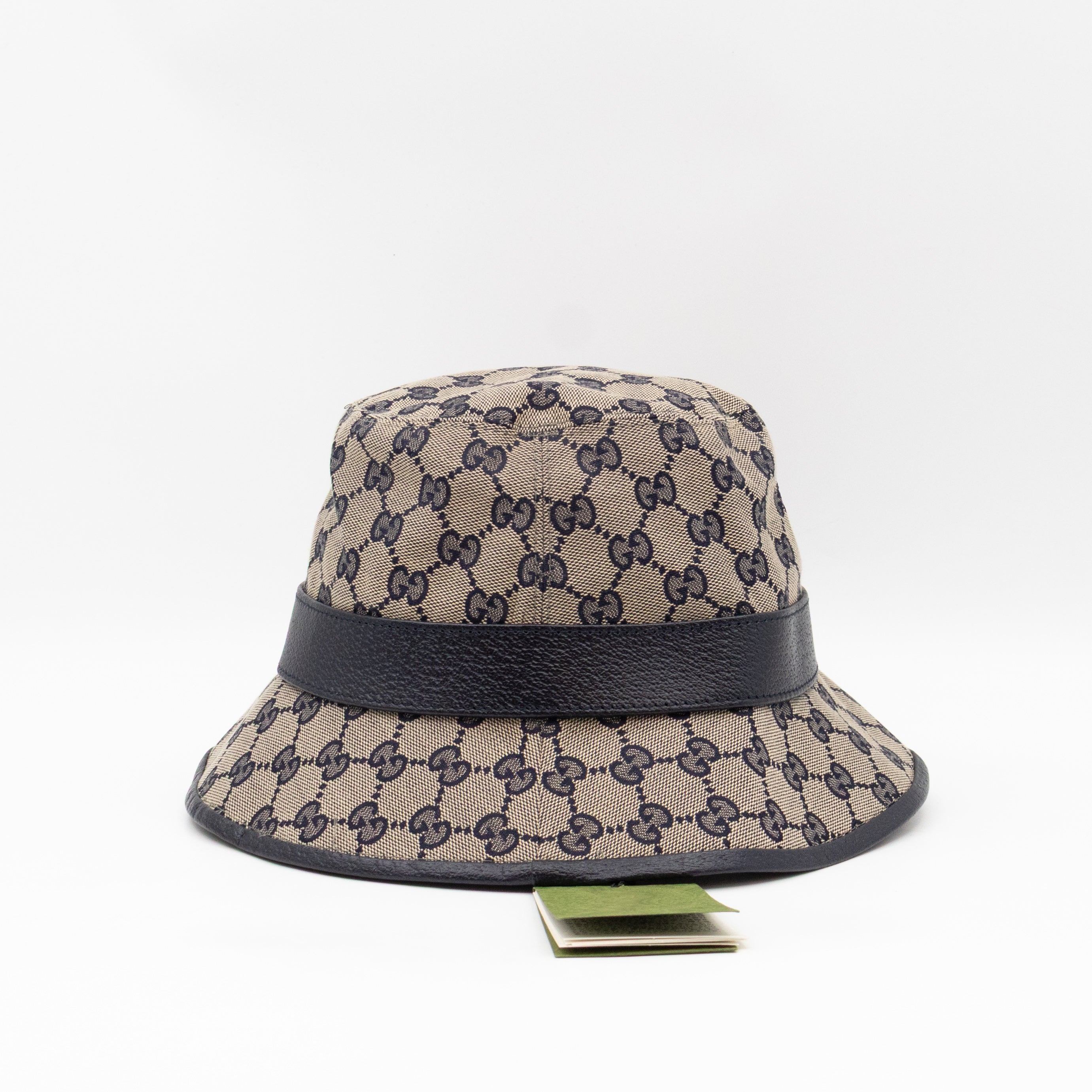 Bucket Hat GG Canvas Denim Blue