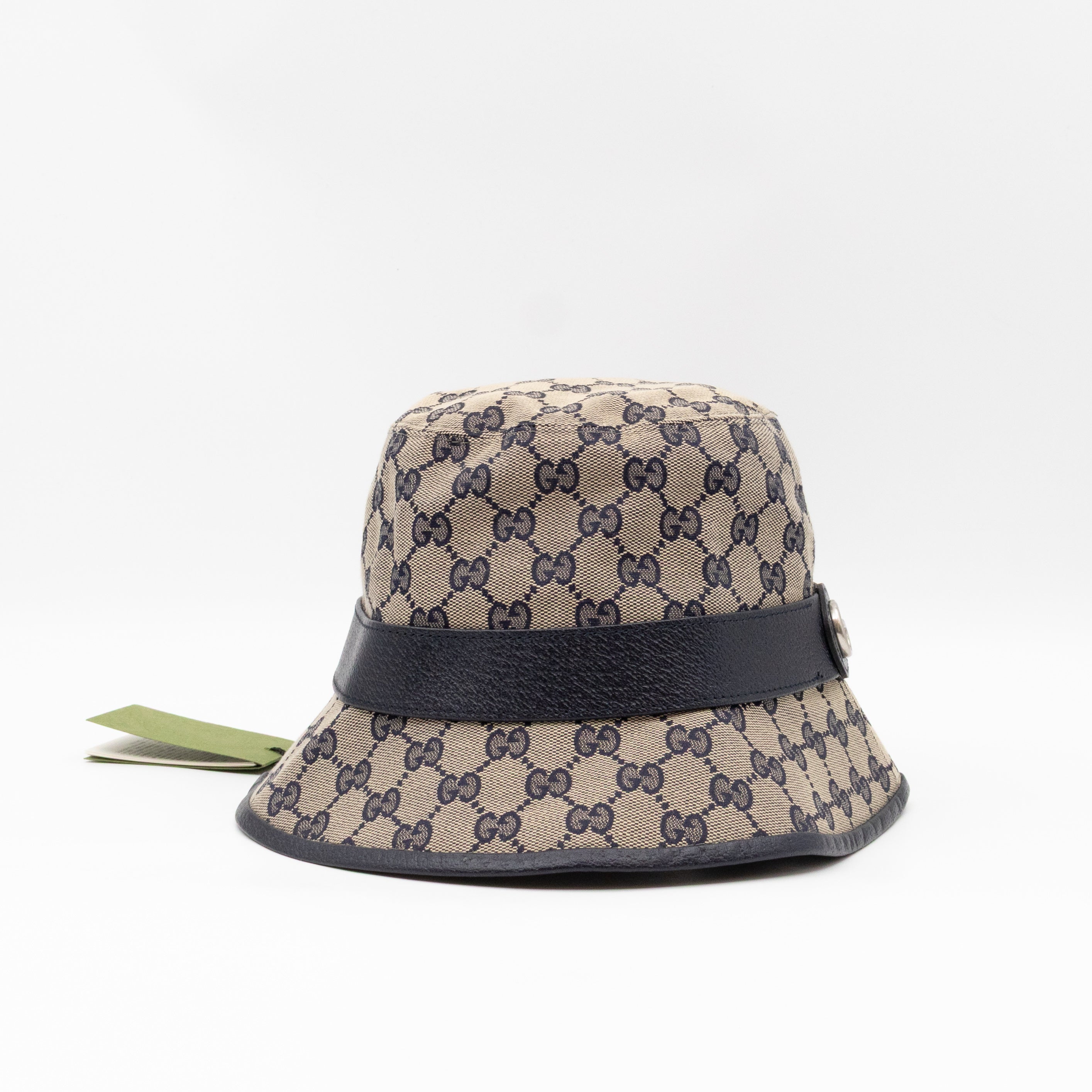 Bucket Hat GG Canvas Denim Blue