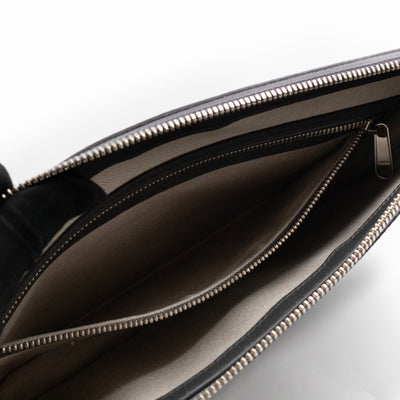 Ophidia GG Portfolio Clutch Grey GG Supreme