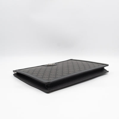 Ophidia GG Portfolio Clutch Grey GG Supreme