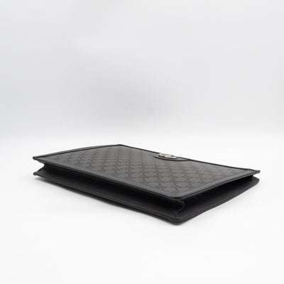 Ophidia GG Portfolio Clutch Grey GG Supreme