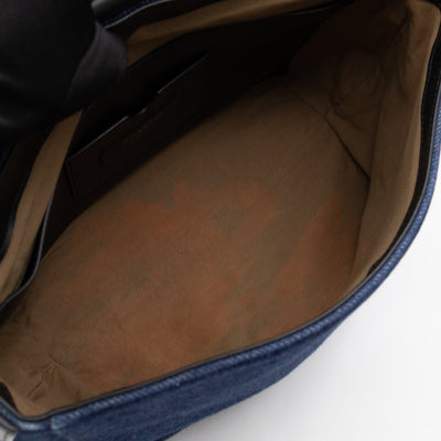 ID Medium Blue Denim Black Leather