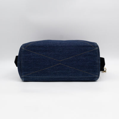 ID Medium Blue Denim Black Leather