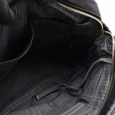 Portobello Tote Glazed Black Leather