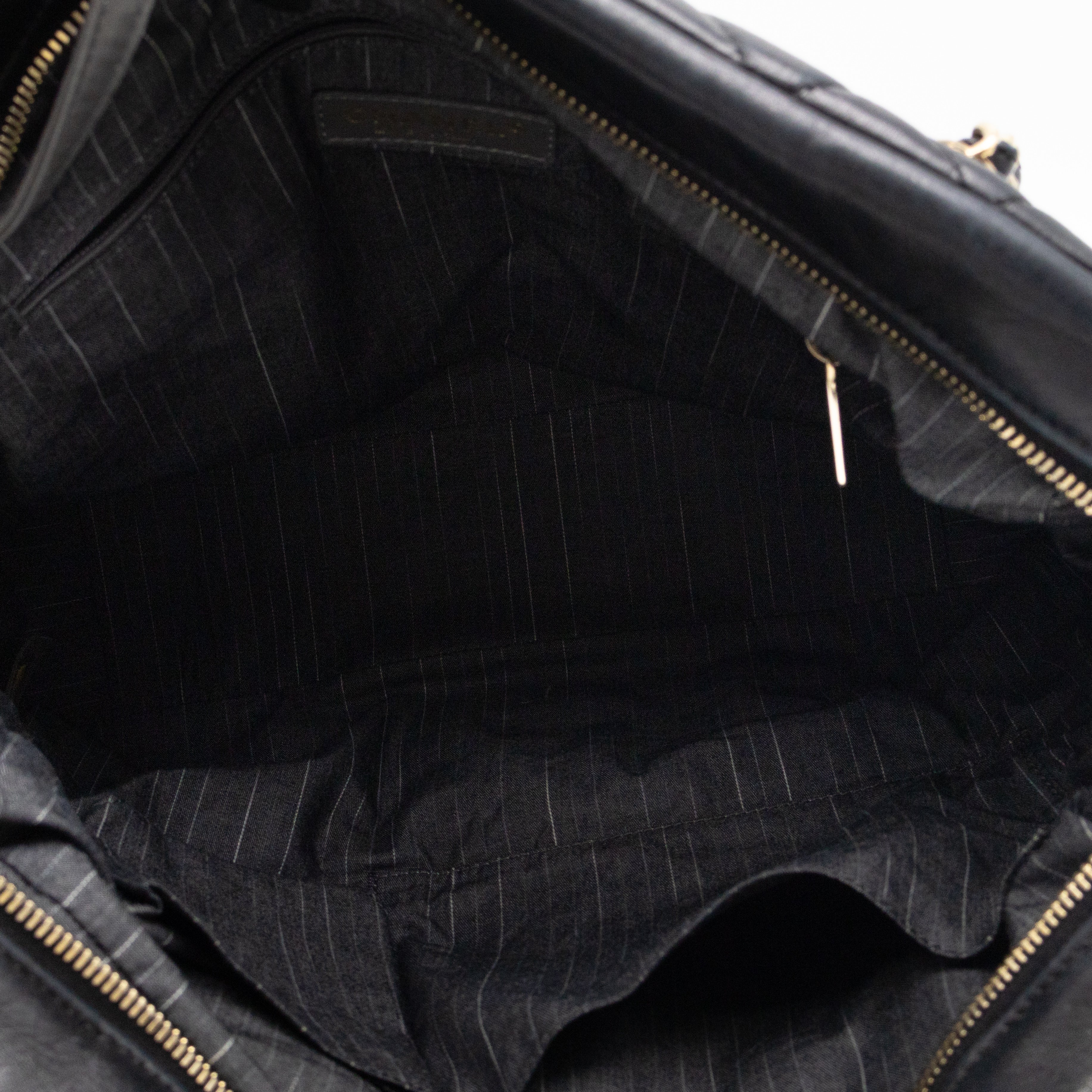 Portobello Tote Glazed Black Leather