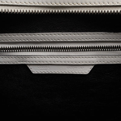 Mini Luggage White Leather