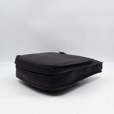 Evelyne III 29 PM Black Taurillon Clemence Leather