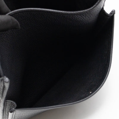 Evelyne III 29 PM Black Taurillon Clemence Leather