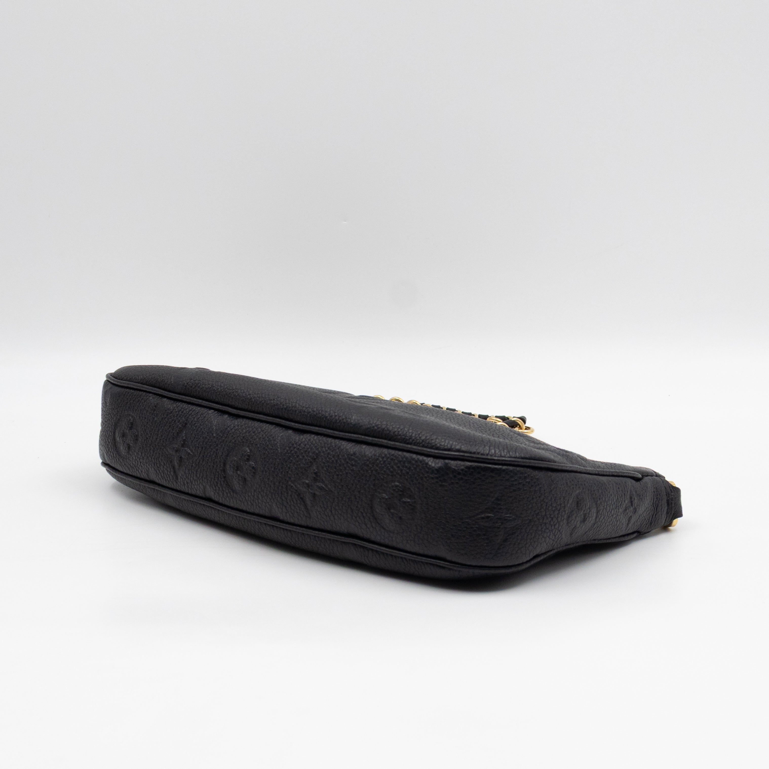 Multi Pochette Accessoires Black Monogram Empreinte
