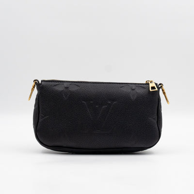 Multi Pochette Accessoires Black Monogram Empreinte