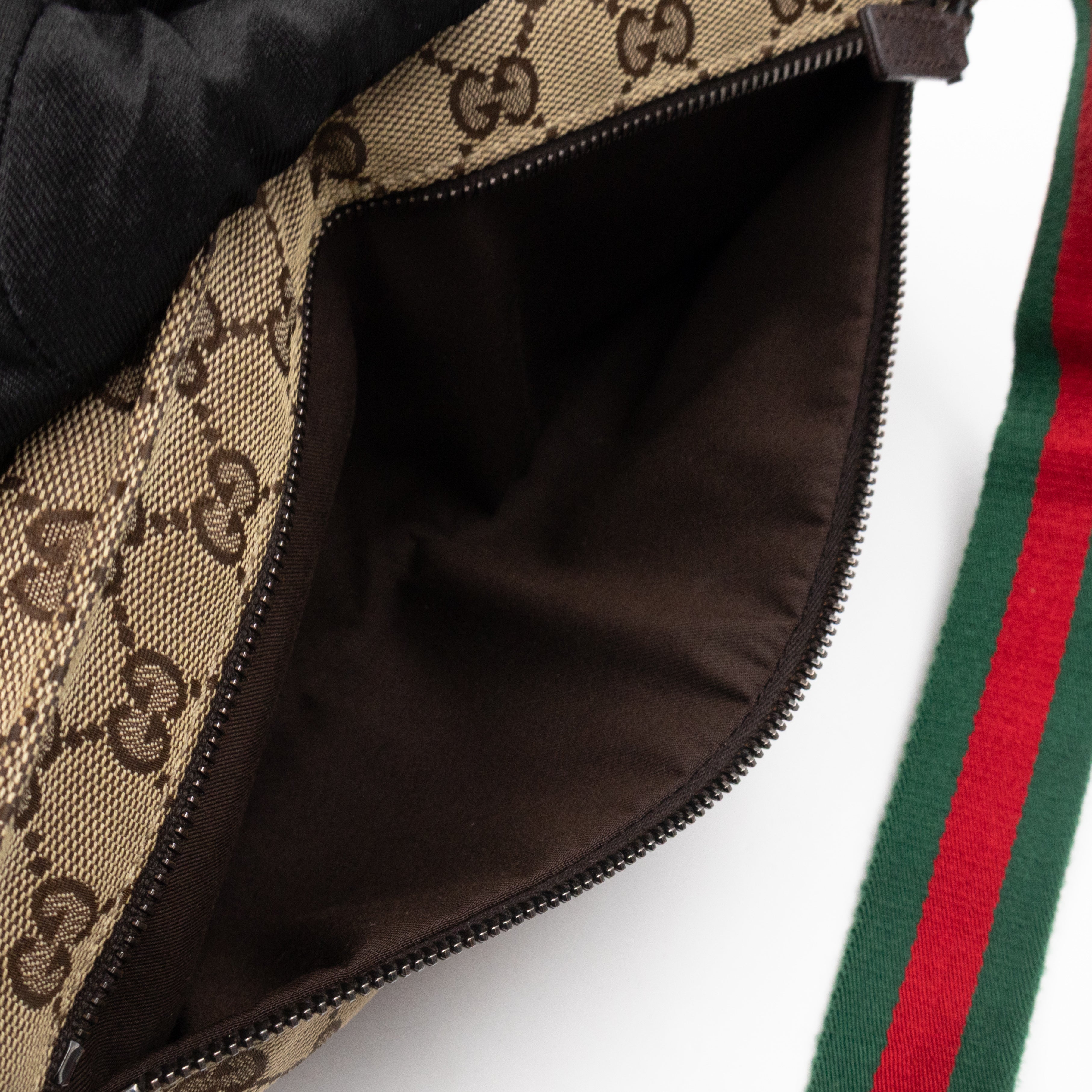 Belt Bag GG Canvas Brown Leather