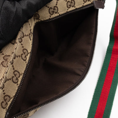 Belt Bag GG Canvas Brown Leather