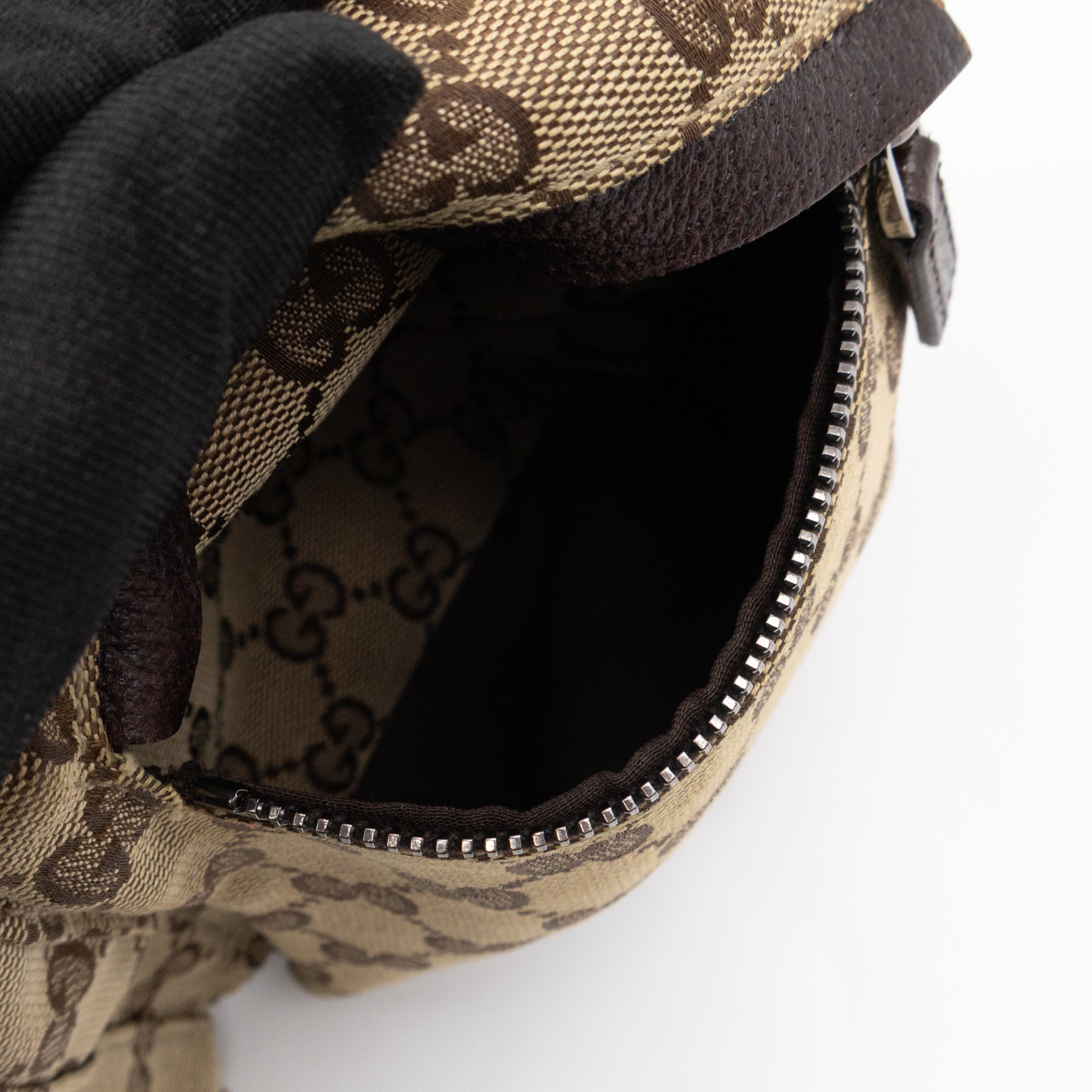 Belt Bag GG Canvas Brown Leather