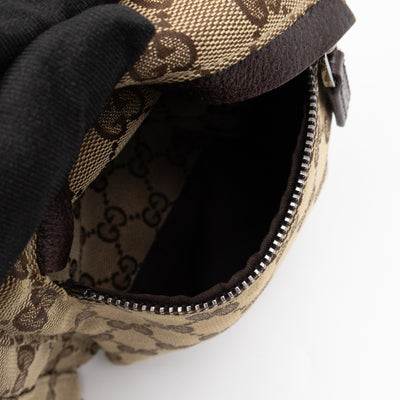 Belt Bag GG Canvas Brown Leather