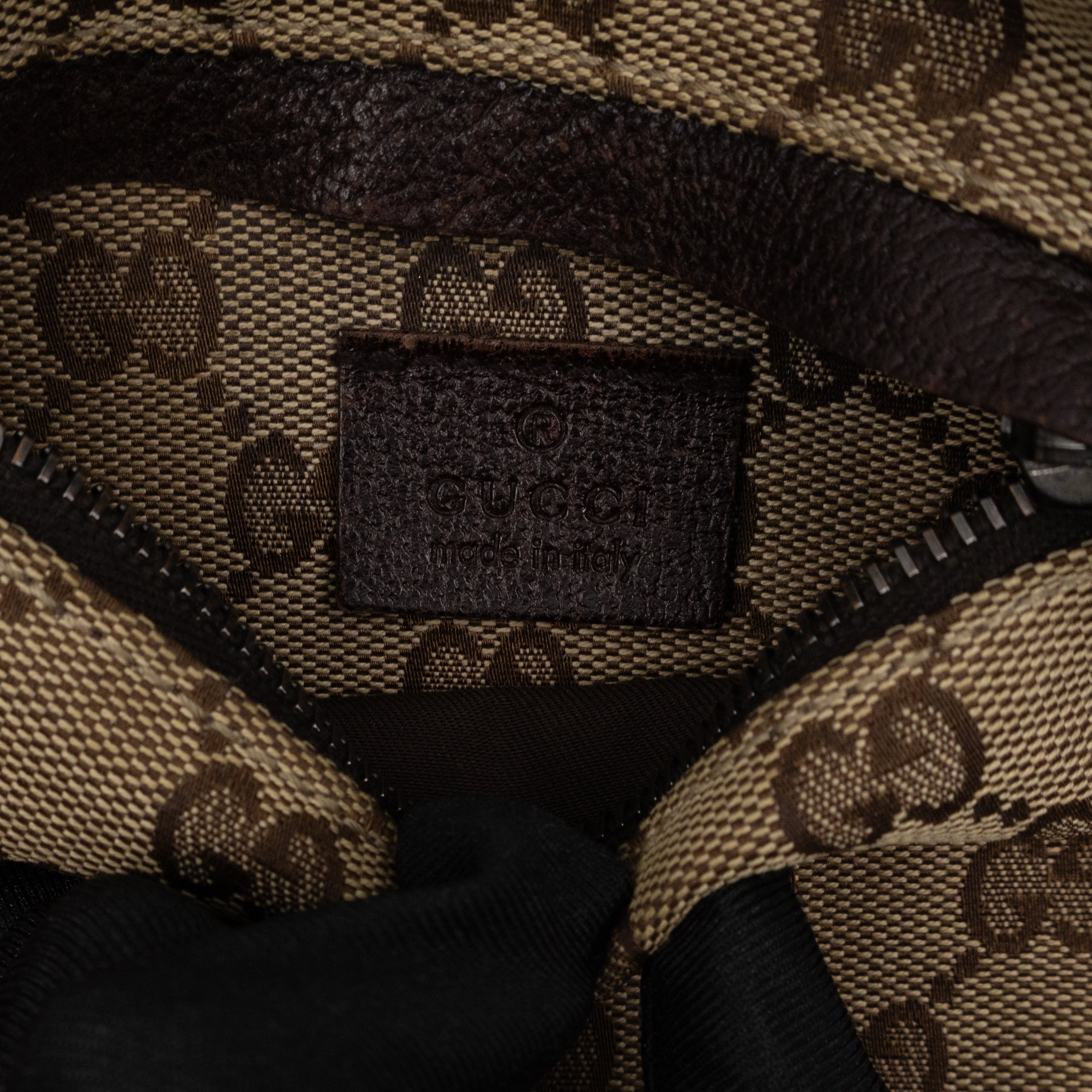 Belt Bag GG Canvas Brown Leather