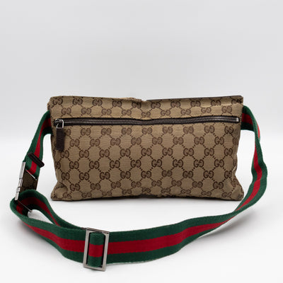 Belt Bag GG Canvas Brown Leather