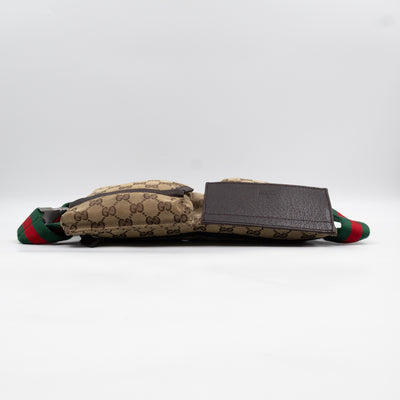 Belt Bag GG Canvas Brown Leather