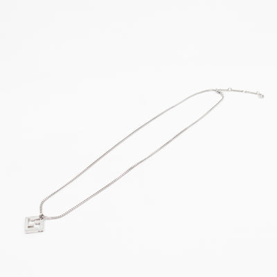 Forever FF Necklace Crystals & Platinum