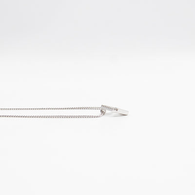Forever FF Necklace Crystals & Platinum