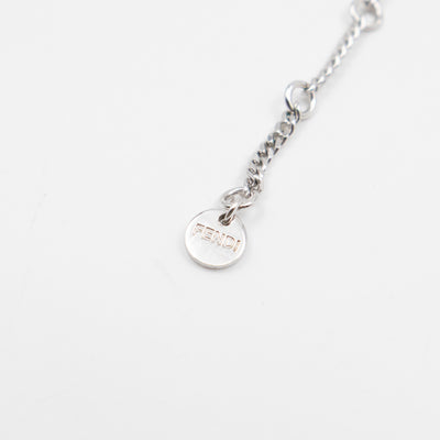 Forever FF Necklace Crystals & Platinum