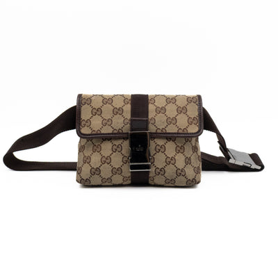 Waist Bag GG Canvas Brown