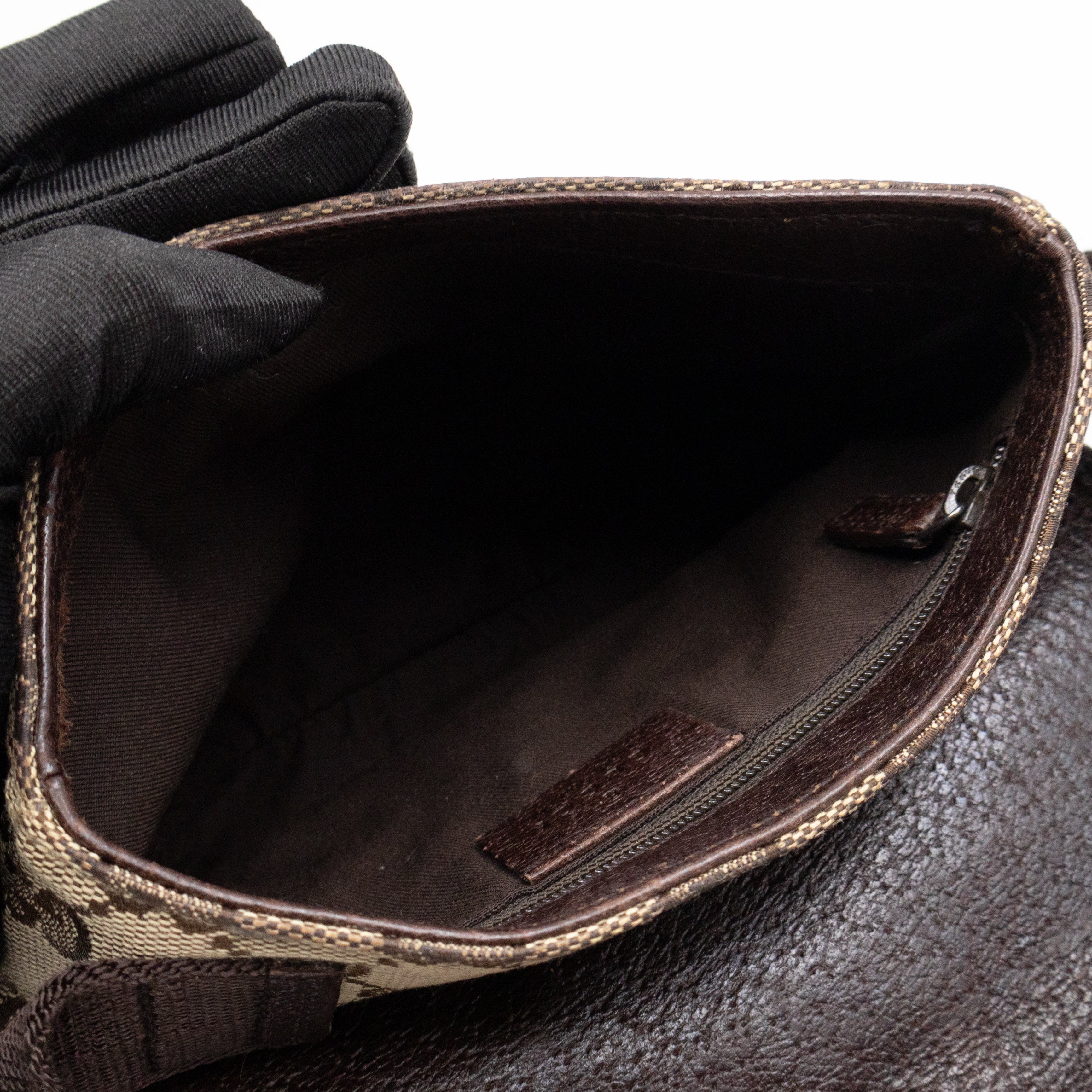 Waist Bag GG Canvas Brown