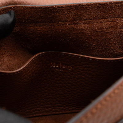 Mini Alexa Chestnut Heavy Grained Leather