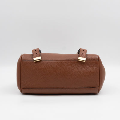 Mini Alexa Chestnut Heavy Grained Leather