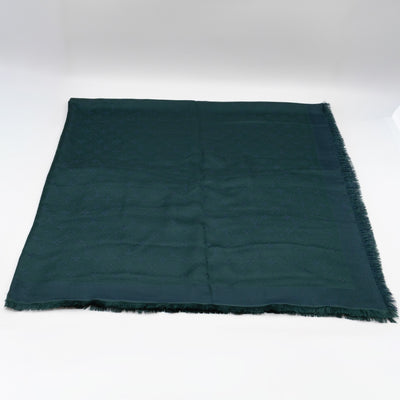 Monogram Shine Shawl Green