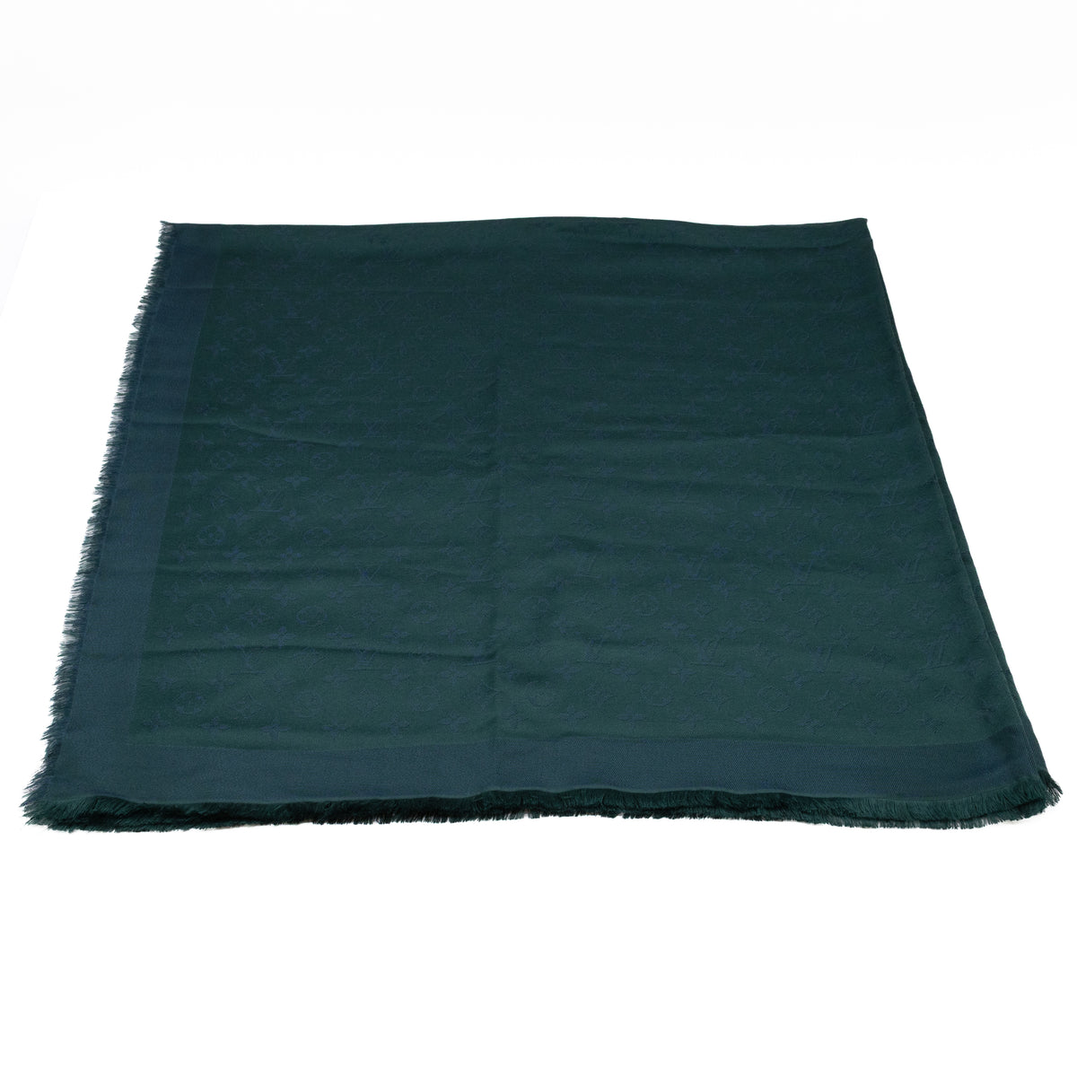 Monogram Shine Shawl Green