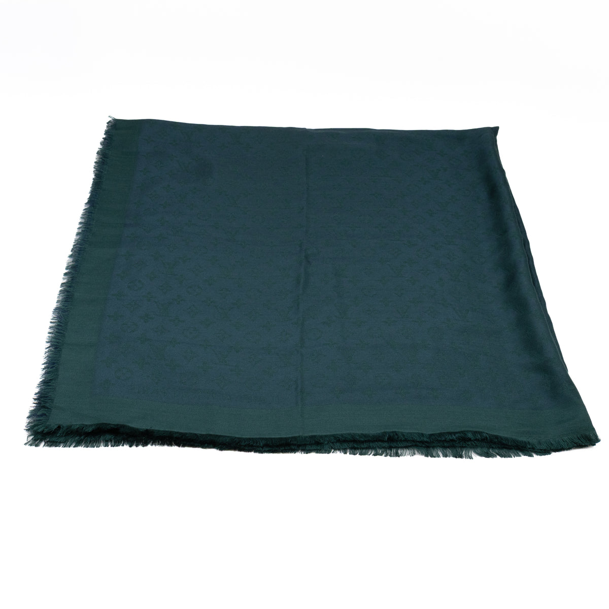 Monogram Shine Shawl Green