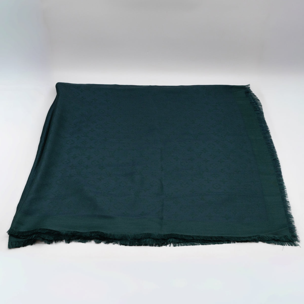 Monogram Shine Shawl Green