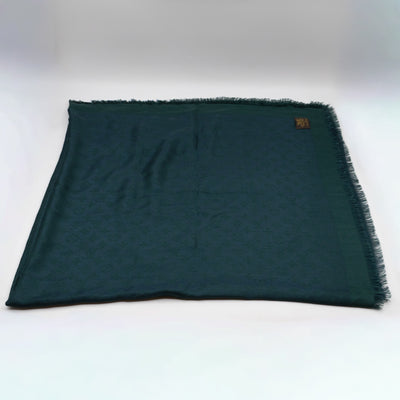 Monogram Shine Shawl Green
