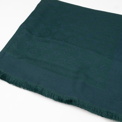 Monogram Shine Shawl Green