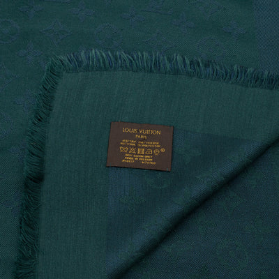 Monogram Shine Shawl Green