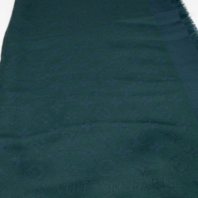 Monogram Shine Shawl Green