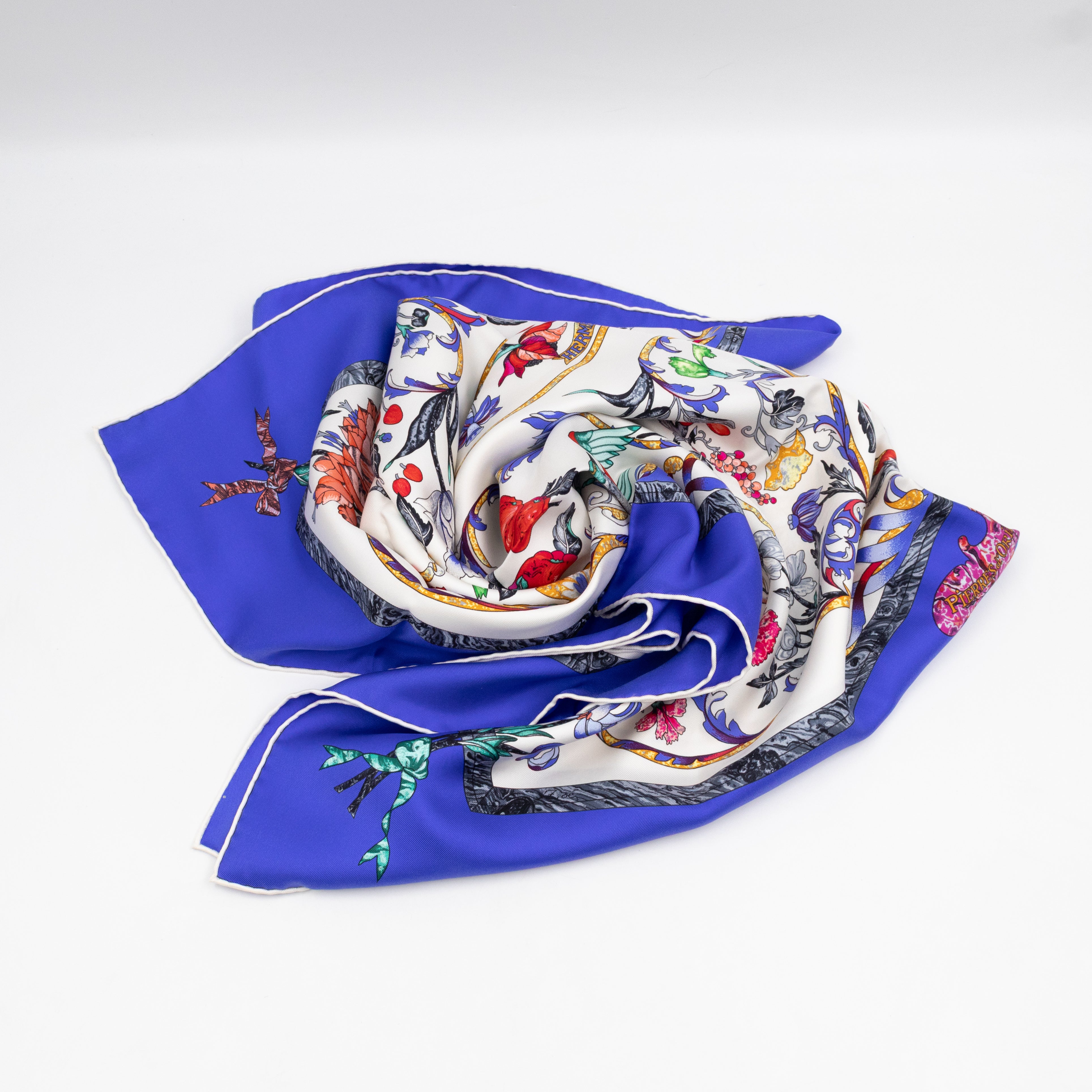 Silk Scarf 90 Pierres d'Orient et d'Occident
