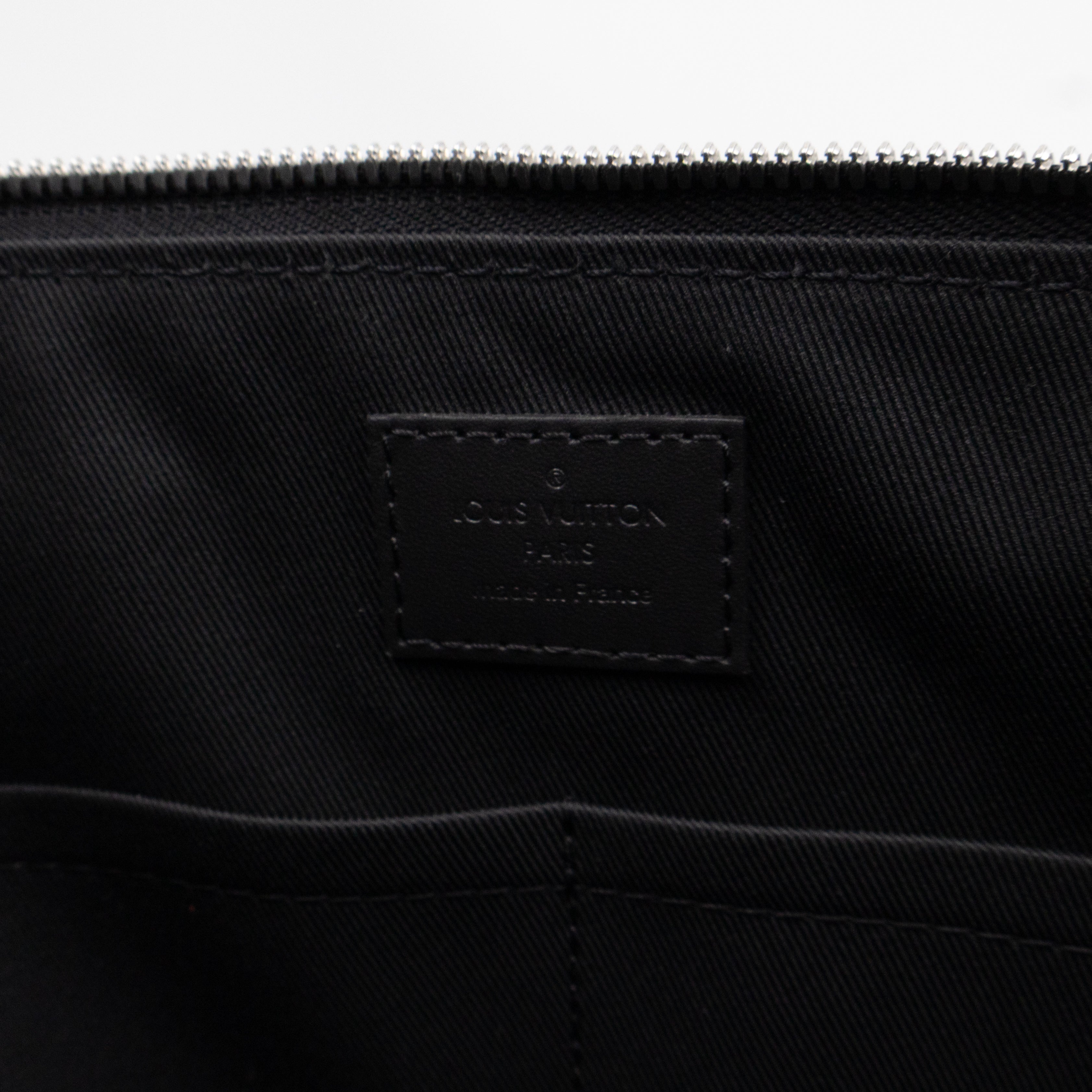 Avenue Soft Briefcase Black Damier Infini Leather