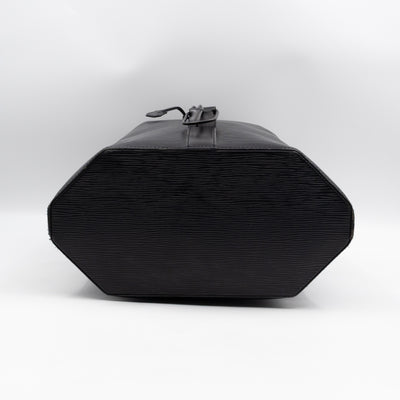 Sac A Dos Black Epi Leather