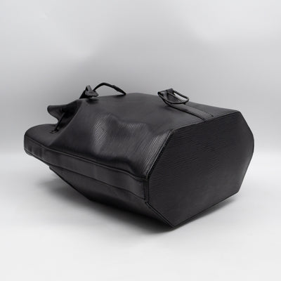 Sac A Dos Black Epi Leather