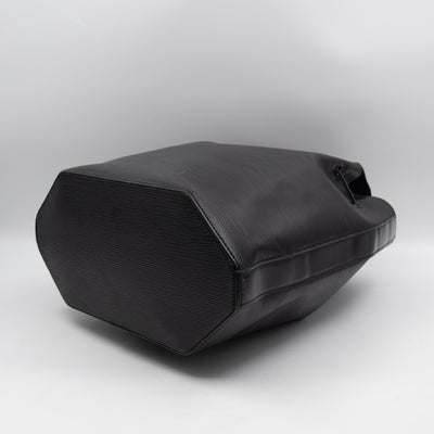 Sac A Dos Black Epi Leather