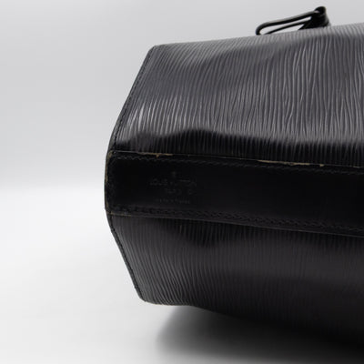 Sac A Dos Black Epi Leather