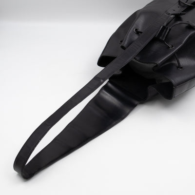 Sac A Dos Black Epi Leather
