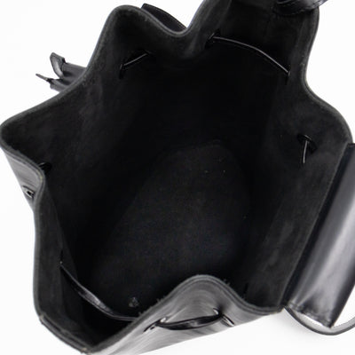 Sac A Dos Black Epi Leather